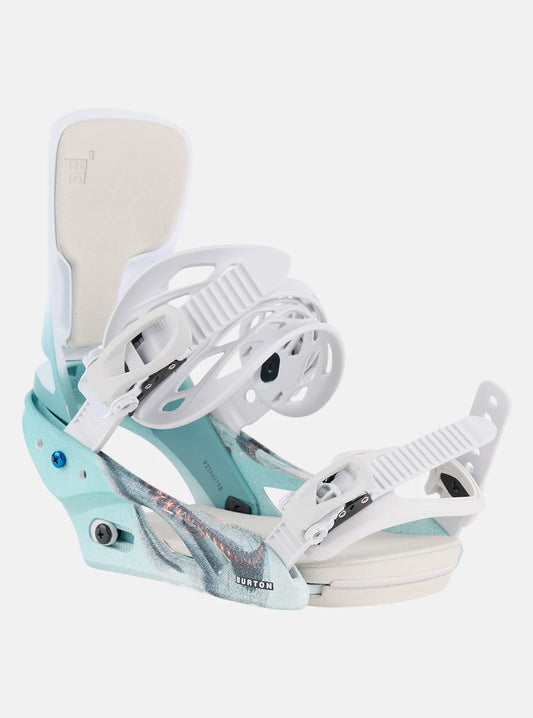Lexa Re:Flex Snowboard Bindings - White Graphic