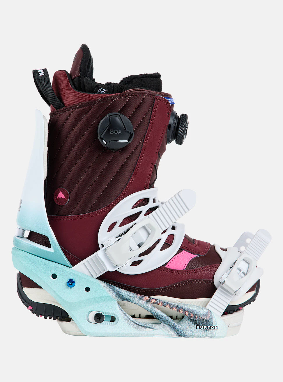 Lexa Re:Flex Snowboard Bindings - White Graphic