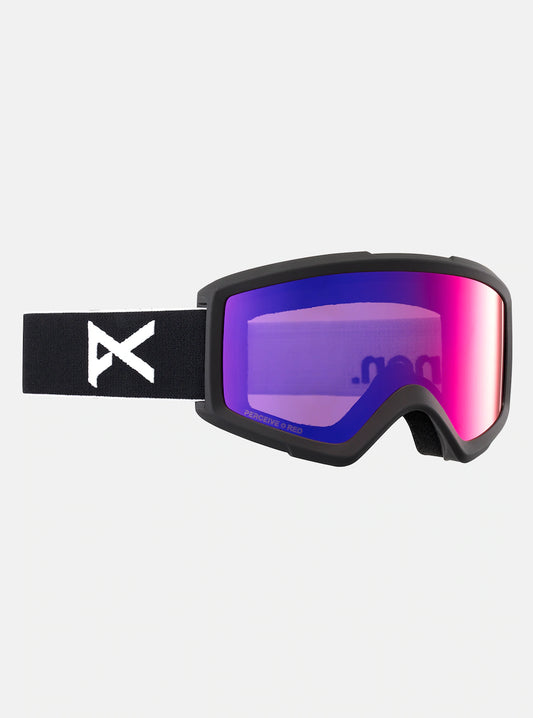 Anon Helix 2.0 Goggles Black + Sunny Red Lens