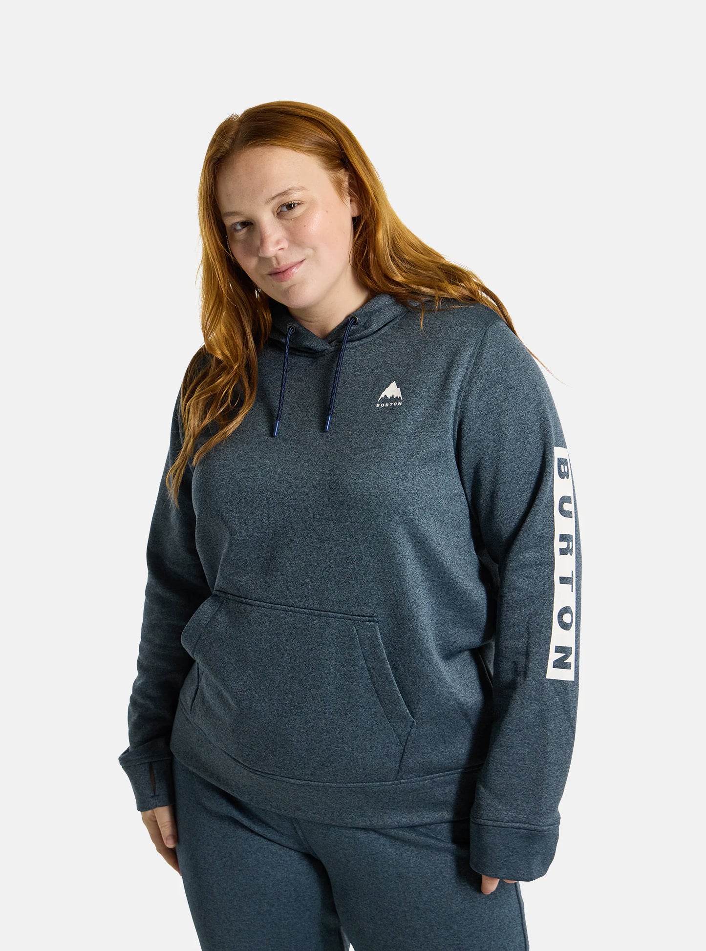 Oak Pullover Hoodie Dress Blue Women
