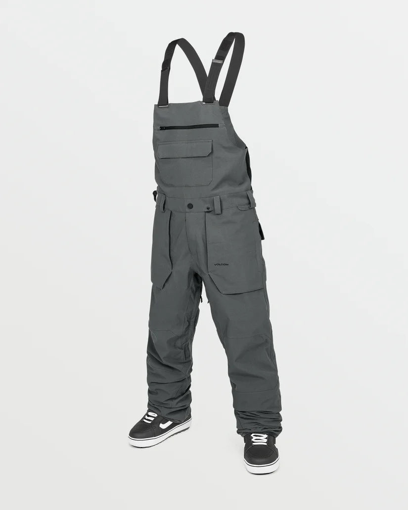 Volcom Roan Bib Overall Charcoal 2024