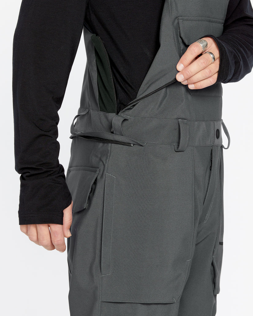 Volcom Roan Bib Overall Charcoal 2024