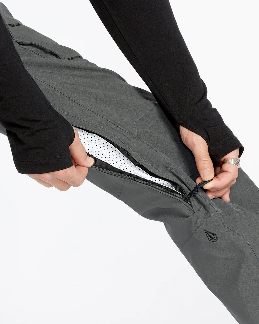 Volcom Roan Bib Overall Charcoal 2024