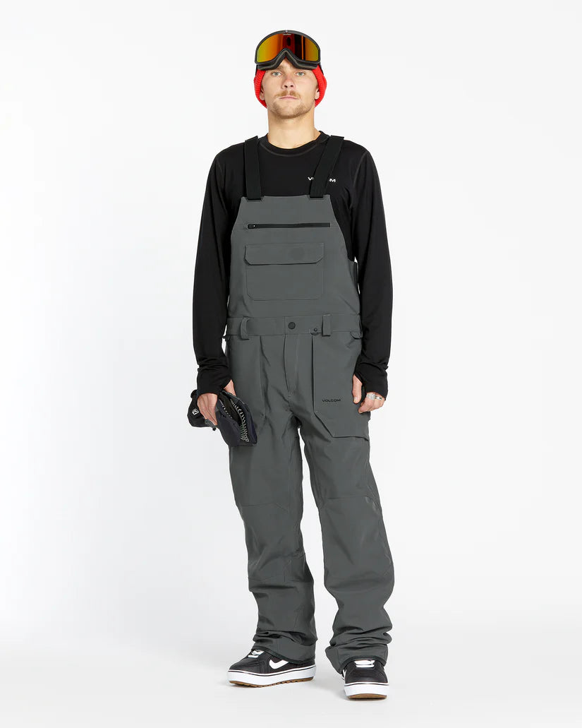 Volcom Roan Bib Overall Charcoal 2024