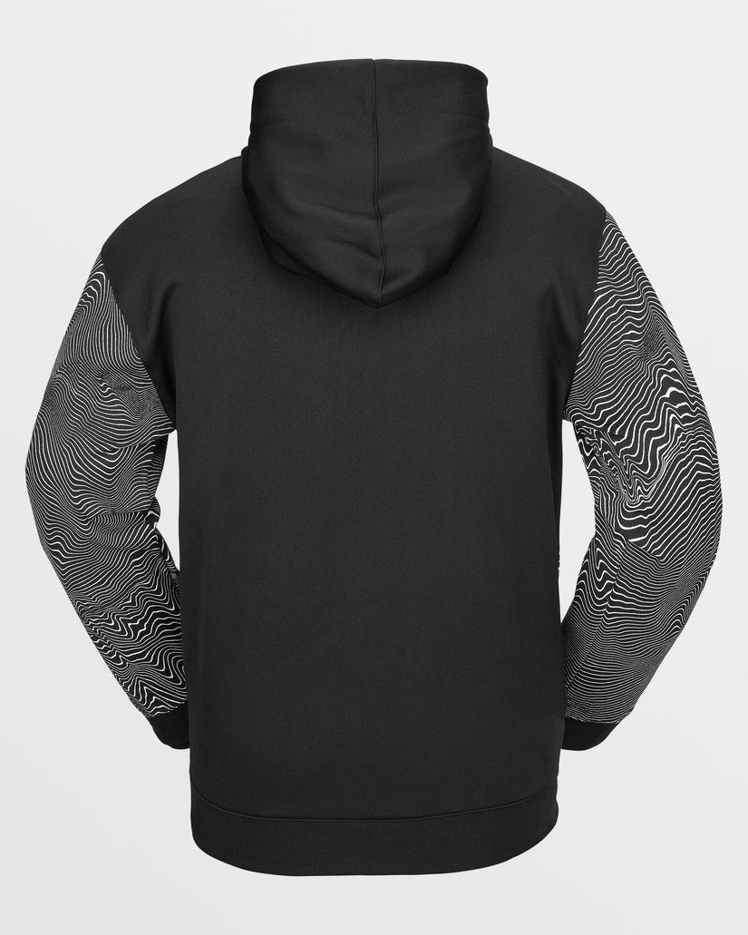 Volcom Hydro Riding Hoodie Black Print 2024