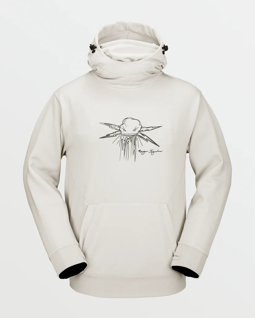 Volcom Hydro Riding Hoodie Stone 2024