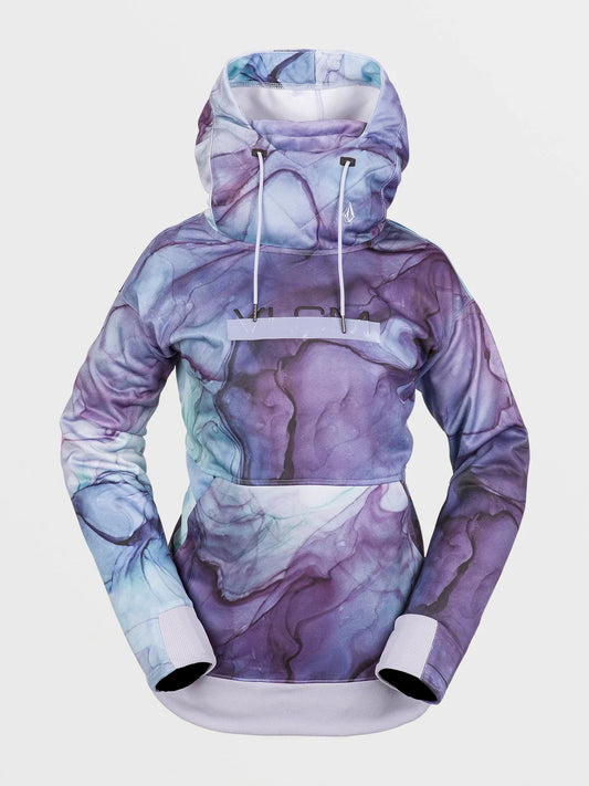 Volcom Riding Hydro Hoodie Lila