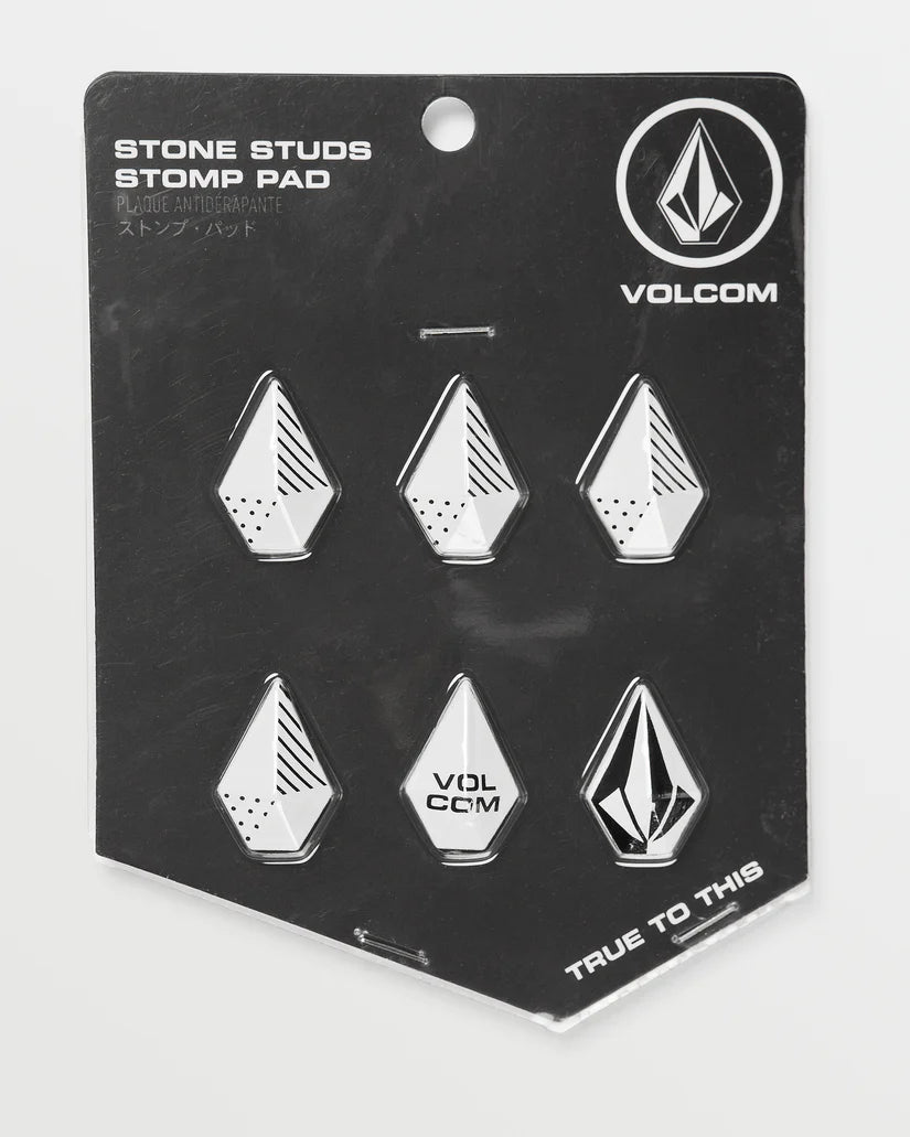 Volcom Stone Studs Stomp Pads White