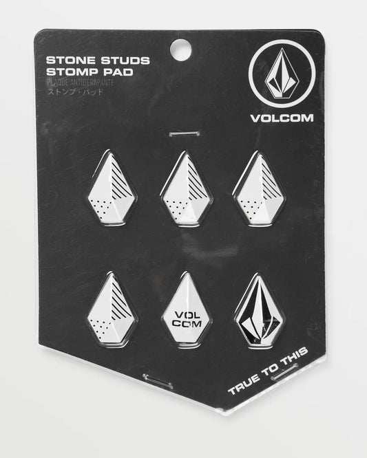 Volcom Stone Studs Stomp Pads White