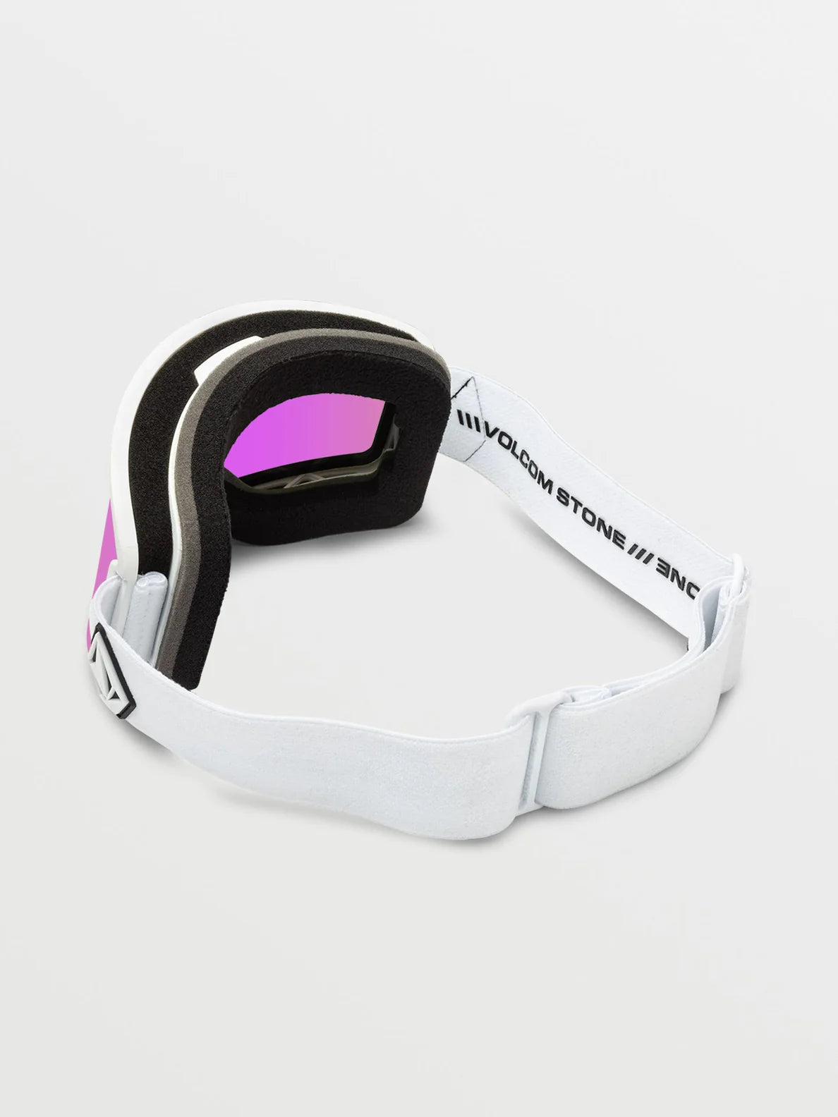 Volcom Garden Goggle Matte White - Pink Chrome Lens