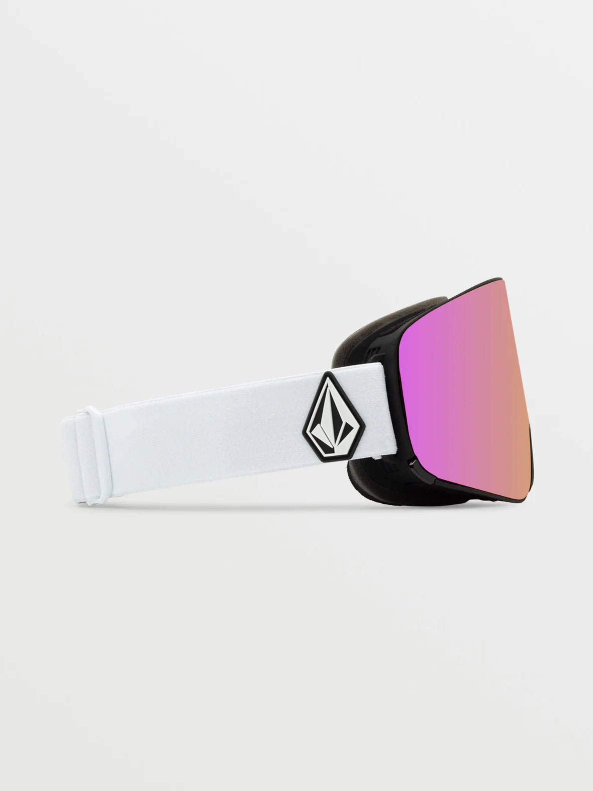 Odyssey Goggle Matte White Pink Chrome Lens