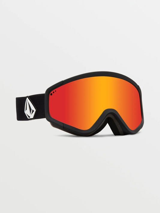 Volcom Attunga Goggle Matte Black Red Chrome Lens