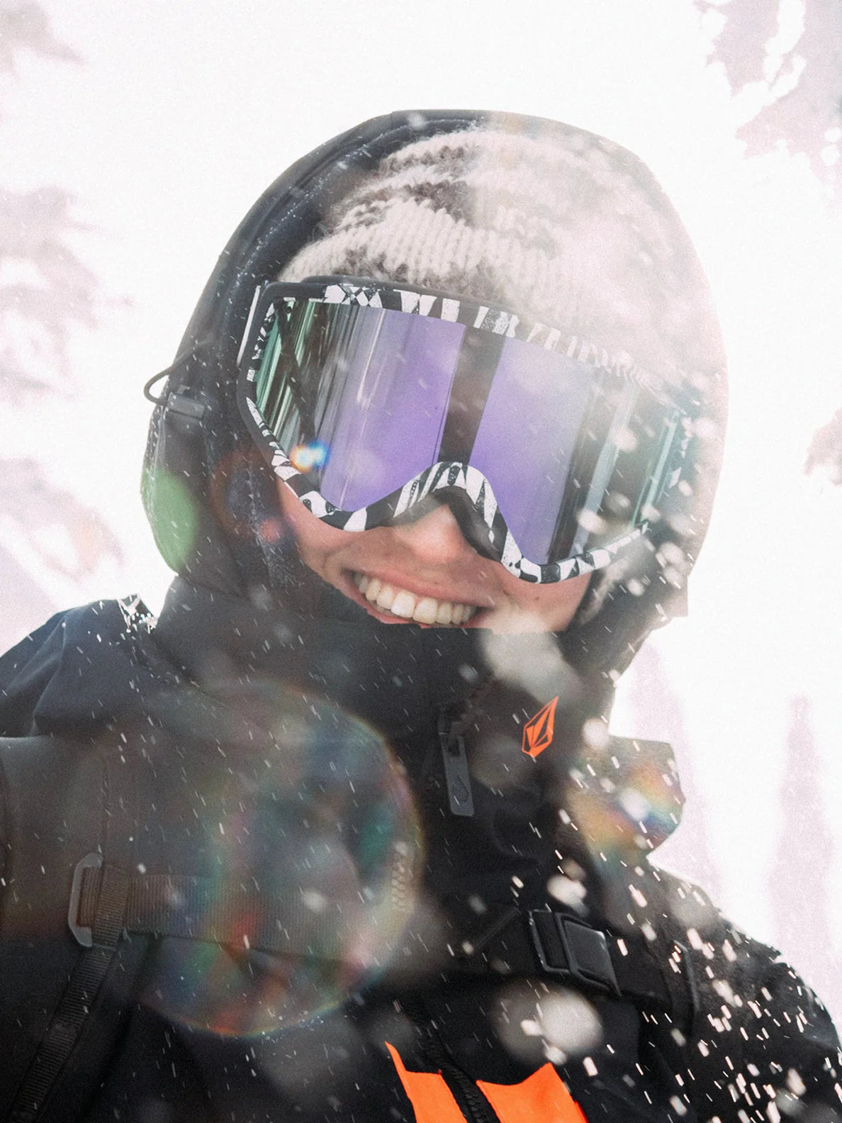 Attunga Goggle Op Art + Yellow Lens