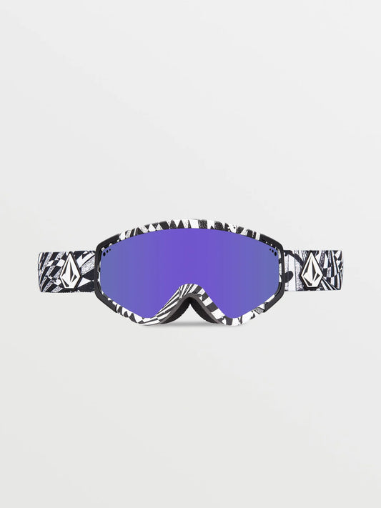 Volcom Attunga Goggle Op Art + Yellow Lens