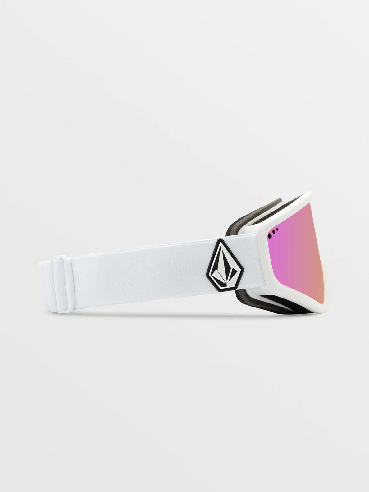Attunga Goggle Matte White Pink Chrome Lens