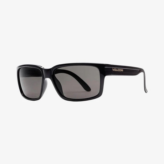 Volcom Stoneage Sunglass Gloss Black Gray