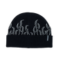 Beyond Medals 00s Flame Beanie Black