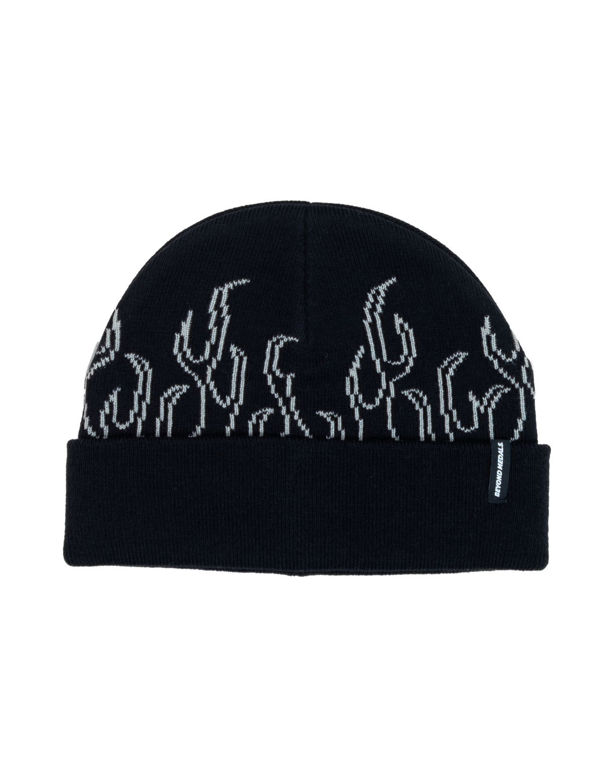 Beyond Medals 00s Flame Beanie Black
