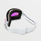 Garden Goggle Matte White - Pink Chrome Lens