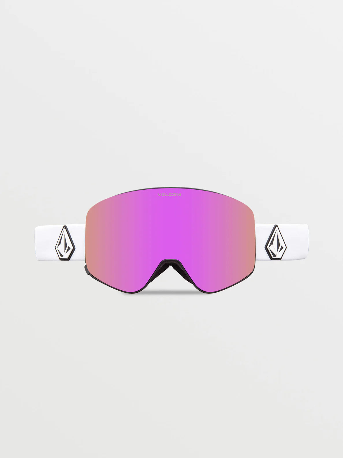 Odyssey Goggle Matte White Pink Chrome Lens
