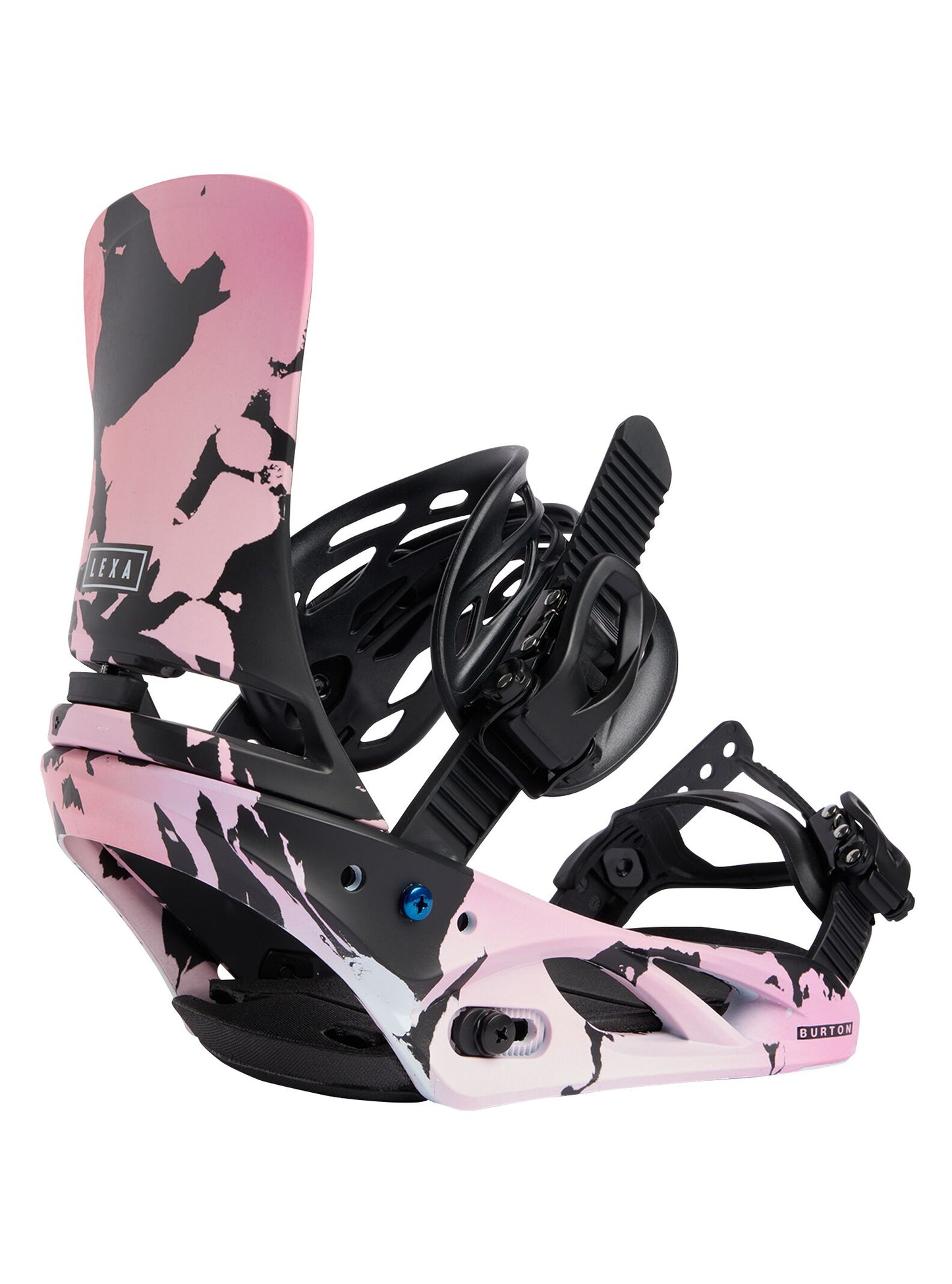 Lexa Re:Flex Snowboard Bindings - Pink/Black